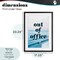 Stupell Industries Out of Office Ocean Waves Framed Print Under Glass, design by Lil' Rue